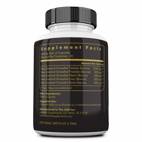 Grass fed male optimisation formula by Ancestral Supplements