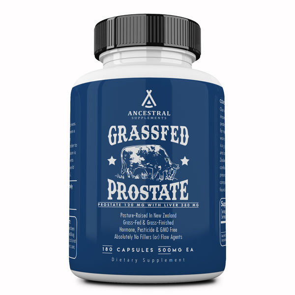 Grass fed beef prostate (w/liver) by Ancestral Supplements