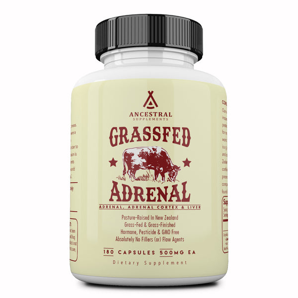 Grass Fed Adrenal Cortex With Liver by Ancestral Supplements