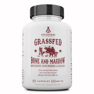 Grass fed bone, marrow (bone, marrow, cartilage) by Ancestral Supplements
