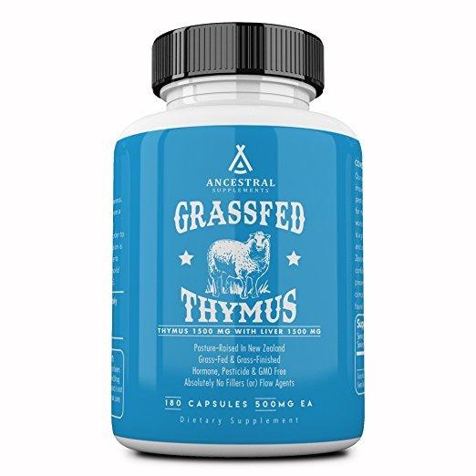 Grass fed thymus with liver by Ancestral Supplements